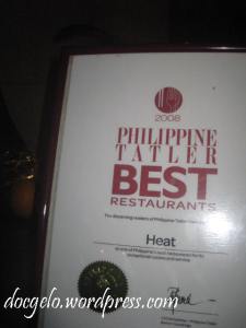 enough reason to try dining at HEAT
